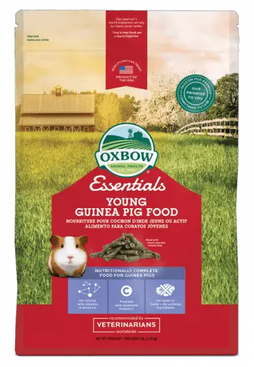 Oxbow guinea pig products: Oxbow Essentials Young Guinea Pig Food | guineapigden.com