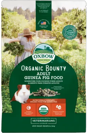Oxbow Organic Bounty Adult Guinea Pig Food | guineapigden.com