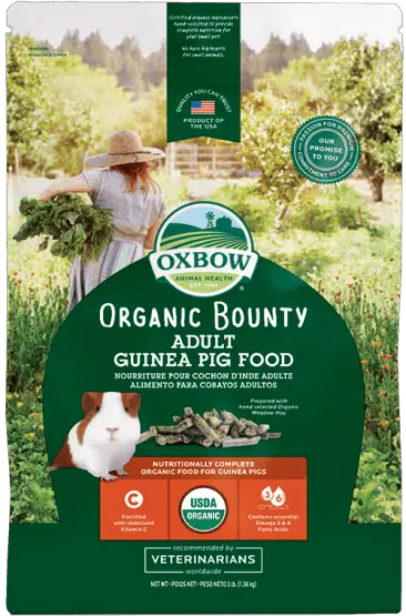 Oxbow Organic Bounty Adult Guinea Pig Food | guineapigden.com